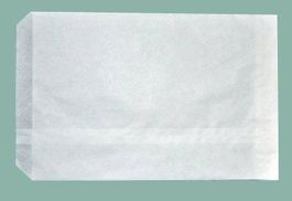 Papier-Flachbeutel 115 x 160/20 mm weiss