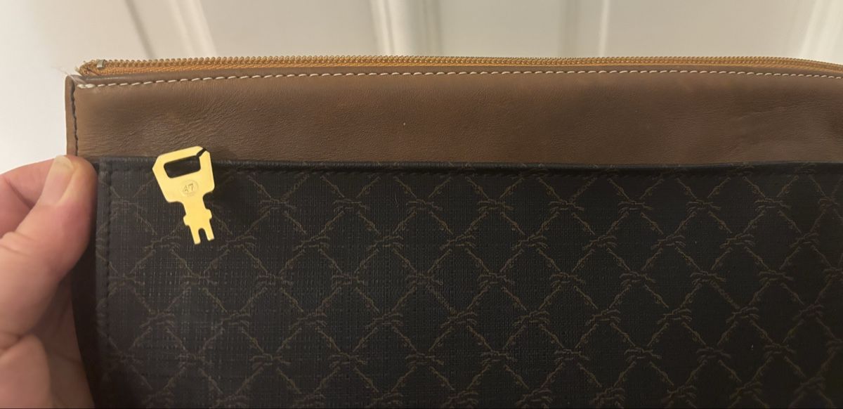 Longchamp Valigie & Borse: Porte documents Longchamp vintage, marron et noir – Usato da Genève venduto da ati_tj8f 6