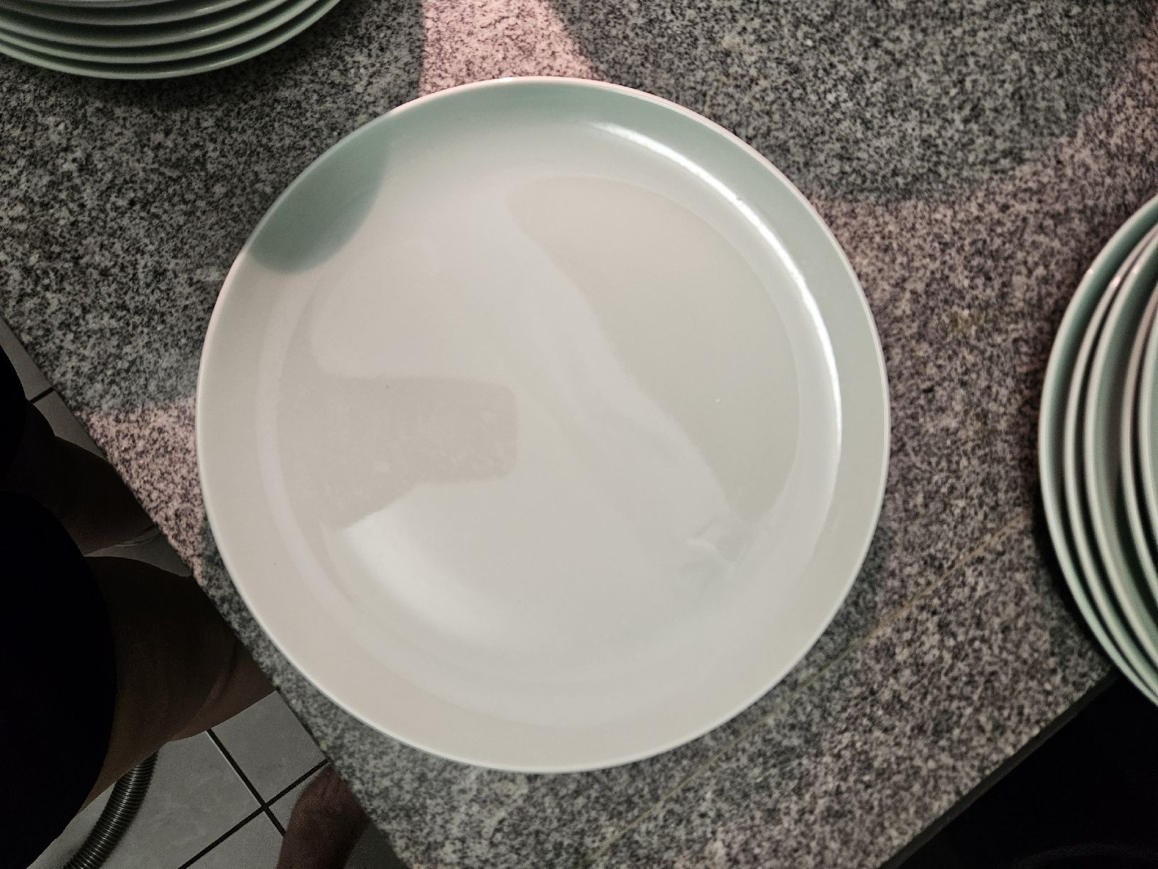 Services de table: Tellerset grün, jeweils 6Stk. – D'occasion à Bargen BE par ju0_wn79 3