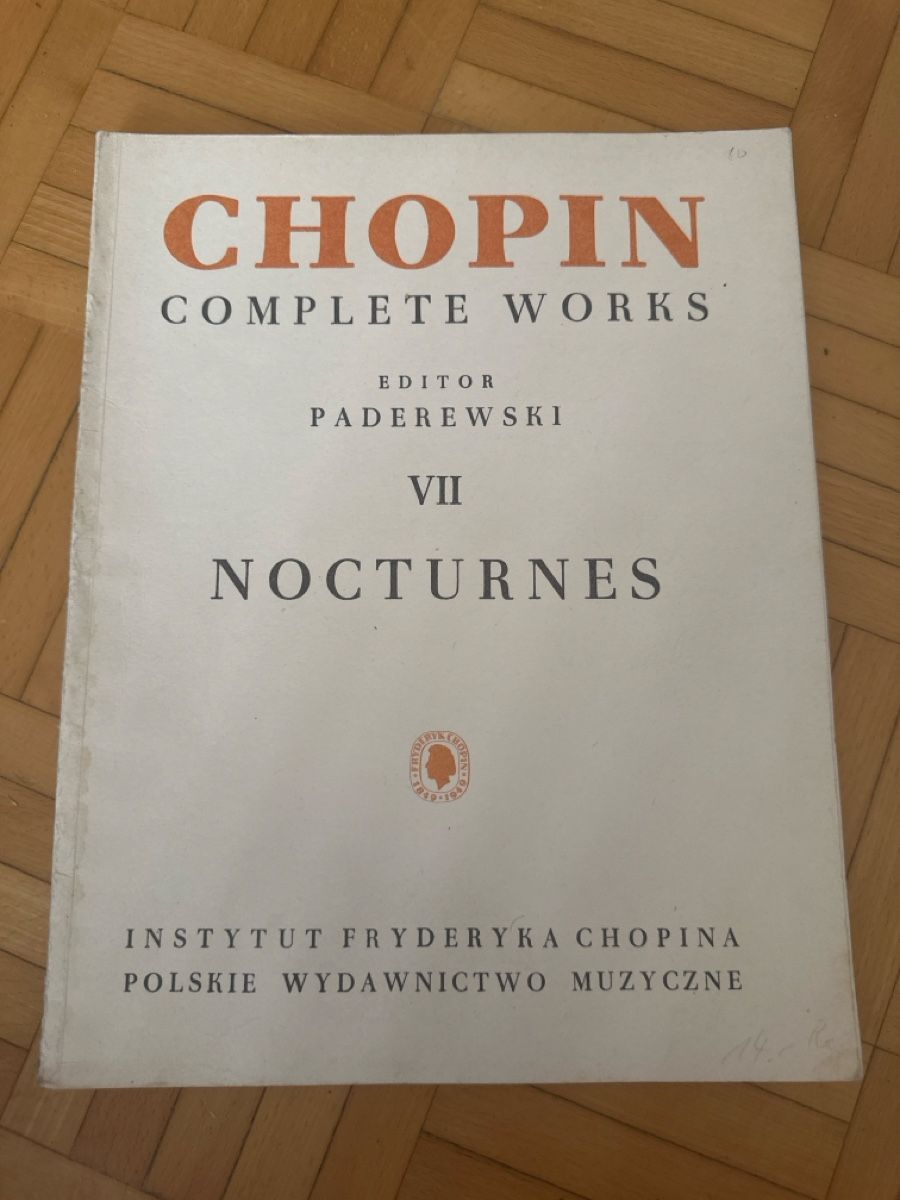Bücher: Klaviernoten Chopin Nocturnes – Gebraucht aus Urdorf von robobespannung