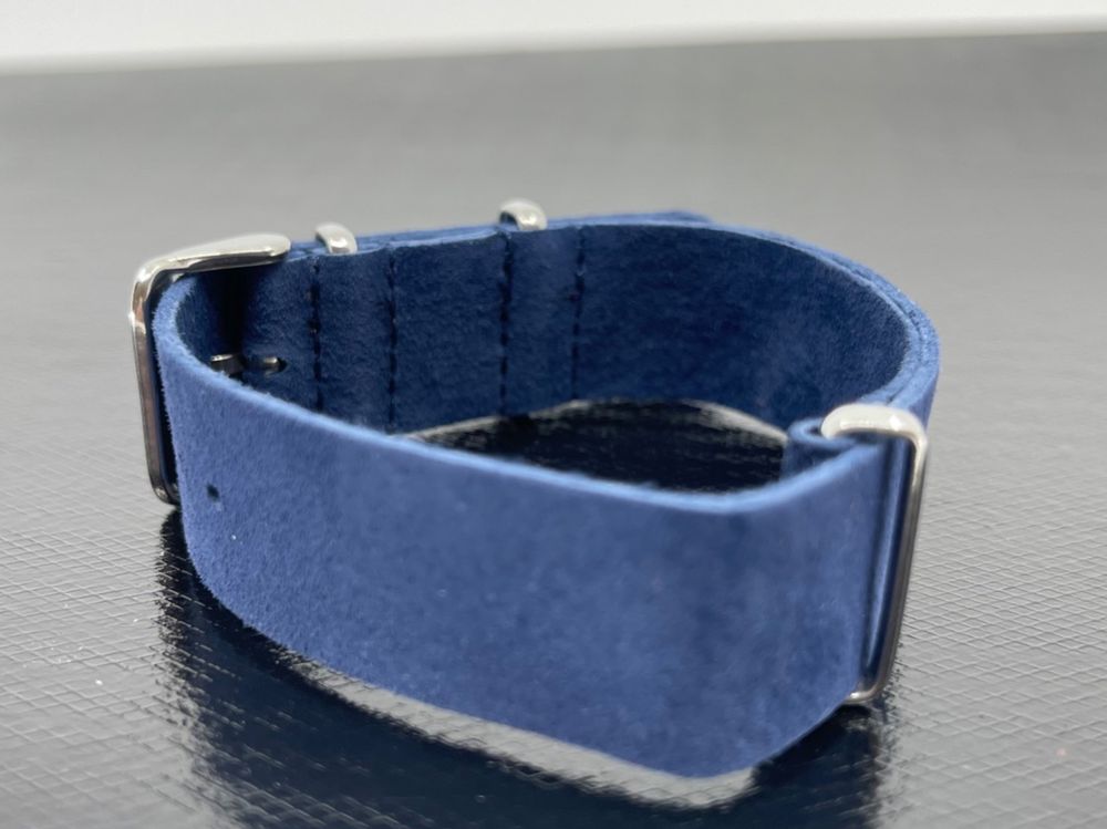 Bracciali & Braccialetti: Nato Leder Uhrenarmband 20mm – Nuovo e nell'imballaggio originale da Bruettisellen venduto da GiacomoCH 2