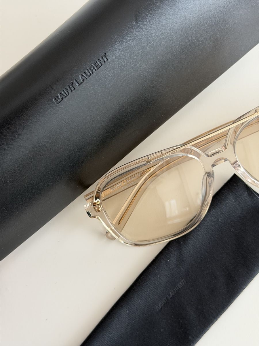 Saint Laurent Occhiali & Lenti: SAINT LAURENT Aviator-Sonnenbrille – Nuovo (secondo la descrizione) da Solothurn venduto da Vintage87 1