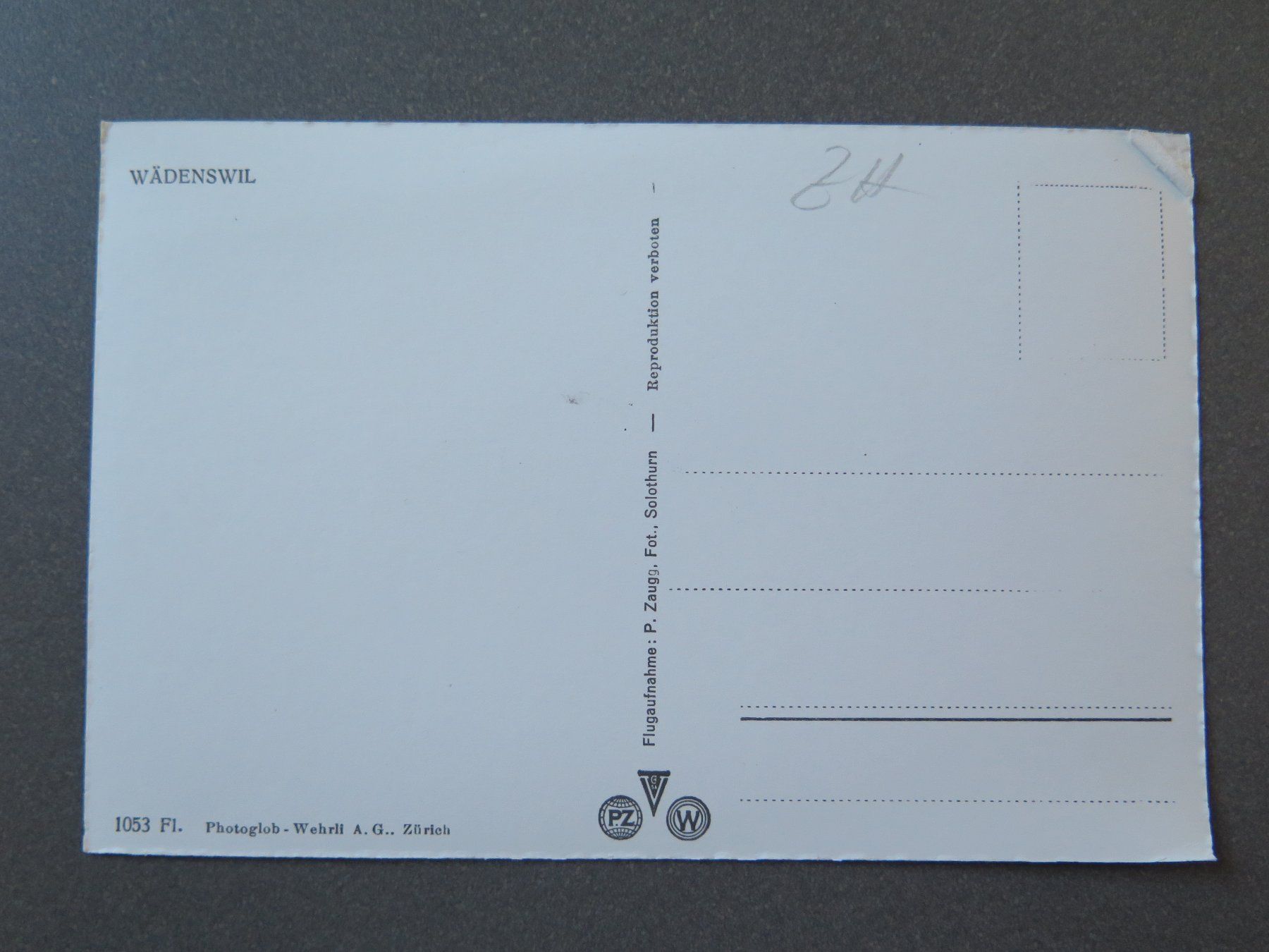 Cartoline postali: WÄDENSWIL - FLUGAUFNAHME – Usato da Wittenbach venduto da lipasal 1