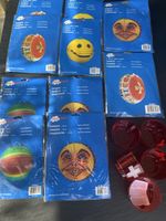 10 Lampions + 5 leere Plastikbecher für Kerzen