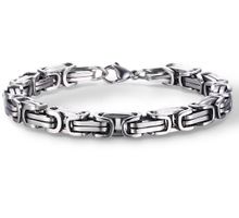 GLIEDERARMBAND EDELSTAHL HOCHGLANZ SILBER FARBEN