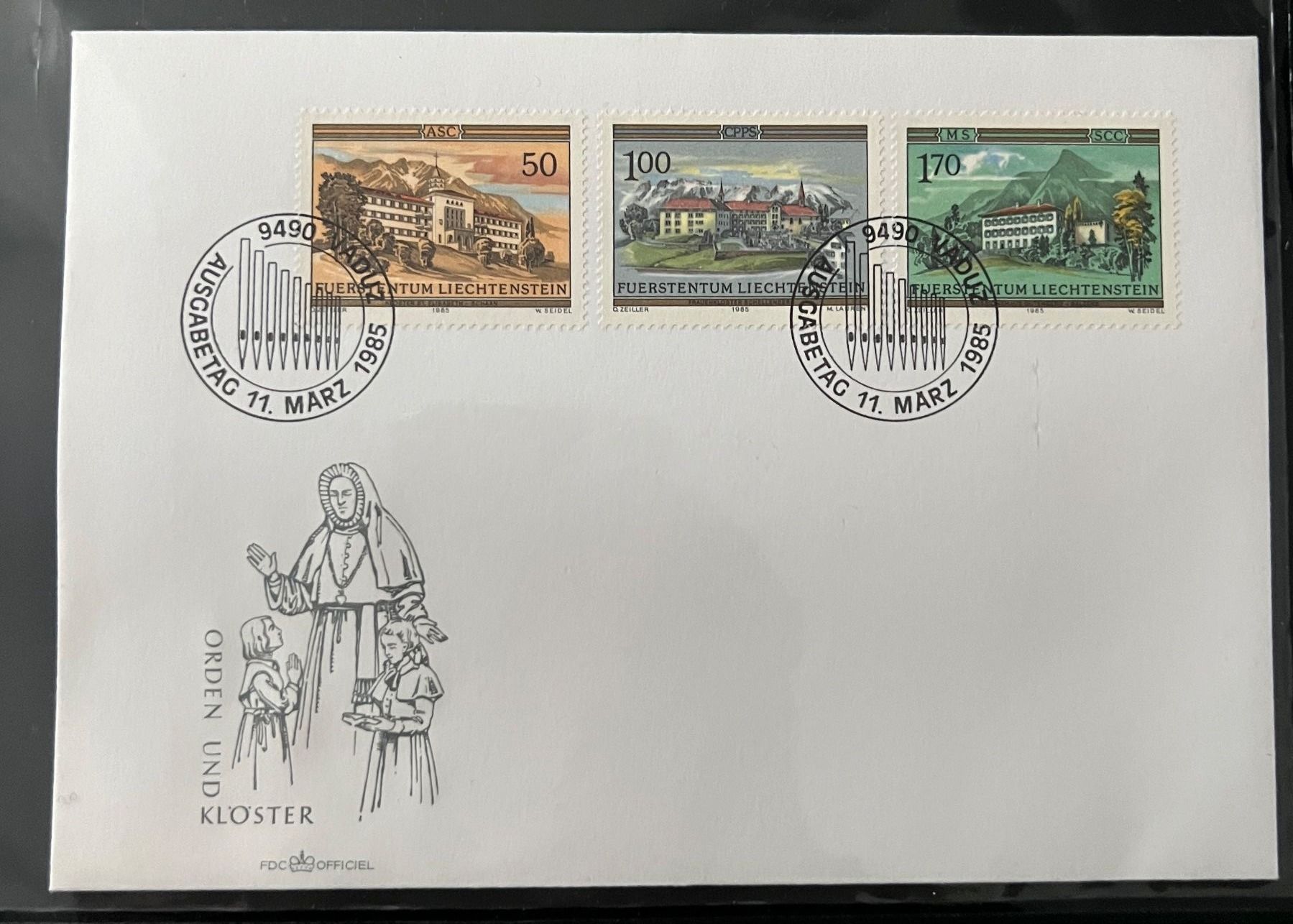Alle Briefmarken: Erstagsbrief 1985 – Gebraucht aus Rotkreuz von Parcore