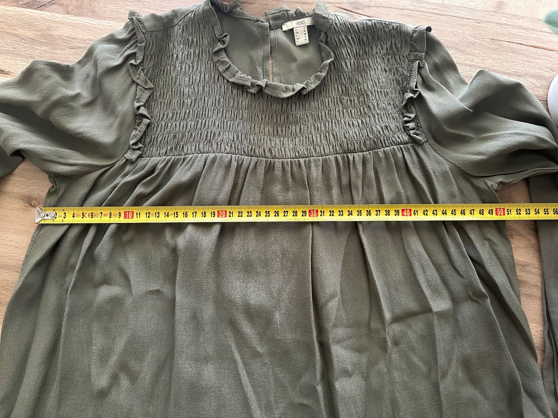 Esprit Camicette: Esprit Bluse Gr. S, Khaki, Rüschen – Nuovo (secondo la descrizione) da Glattbrugg venduto da SMusic98 4