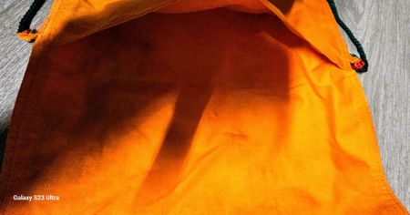 Sac orange avec strass