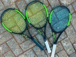 Wilson Blade 98 - Set mit 3 Tennis Rackets Schläger