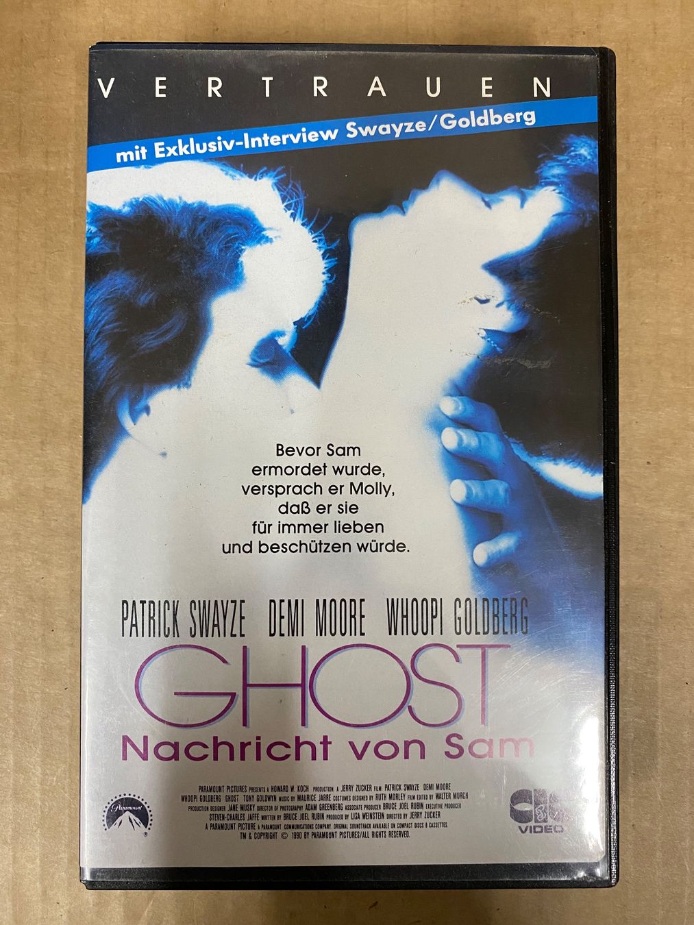 Tutti i VHS: Ghost - Naricht von Sam (VHS) – Usato da Eschlikon TG venduto da 1.-