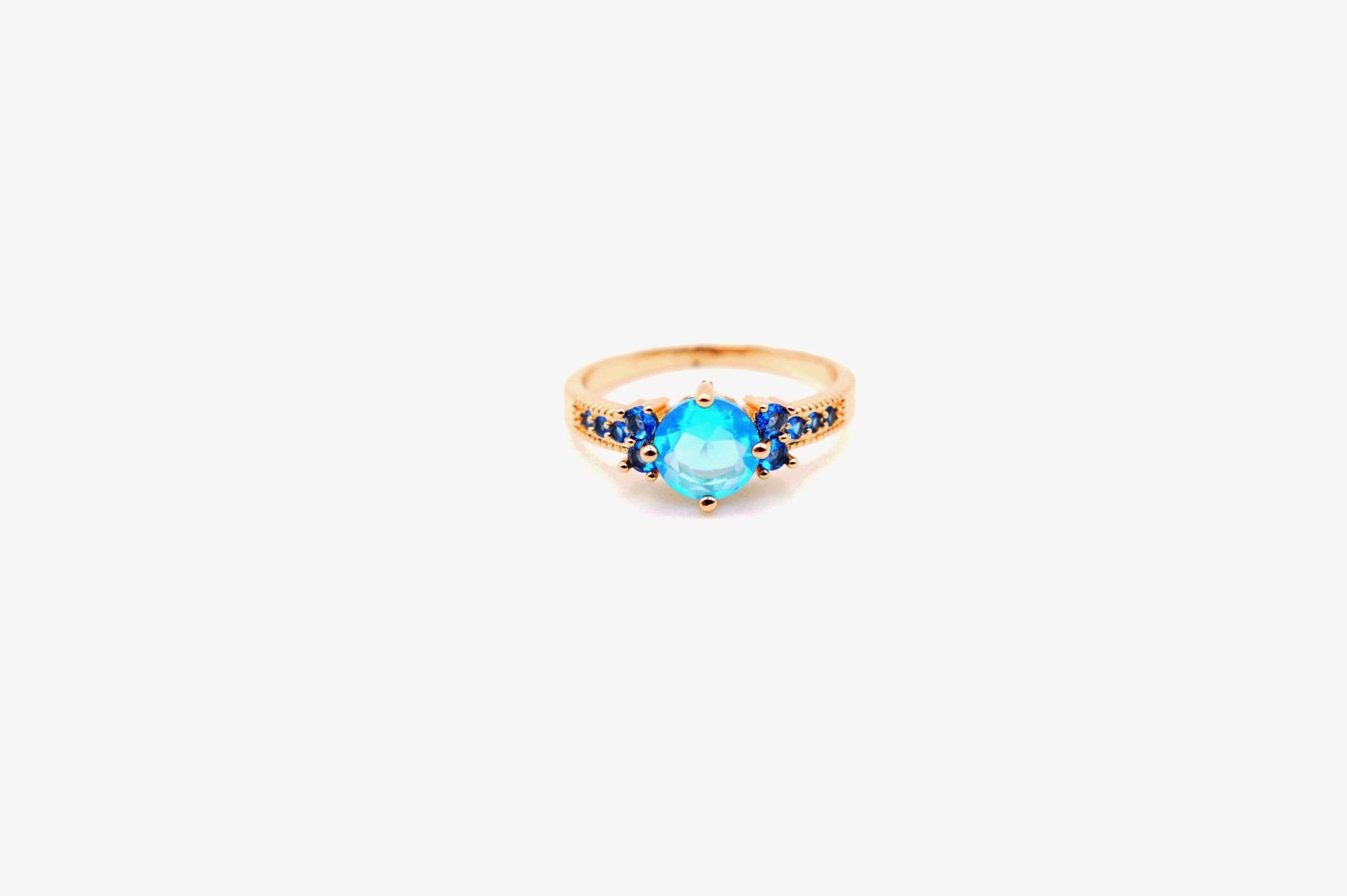 Anelli: Schmuck - Ring - 11-Aqua – Nuovo e nell'imballaggio originale da Balgach venduto da BlackHawkJFR