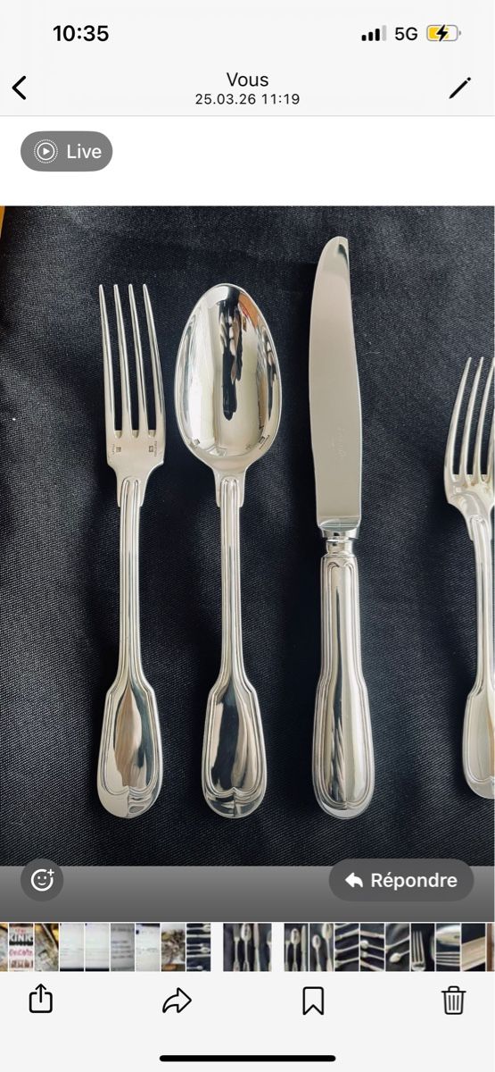 Christofle Set di posate: Christofle chignon 94 pièces comme neuf – Nuovo (secondo la descrizione) da Morges venduto da bijouxsterling2019 1