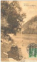Genève - Au bord du Rhone + 1914