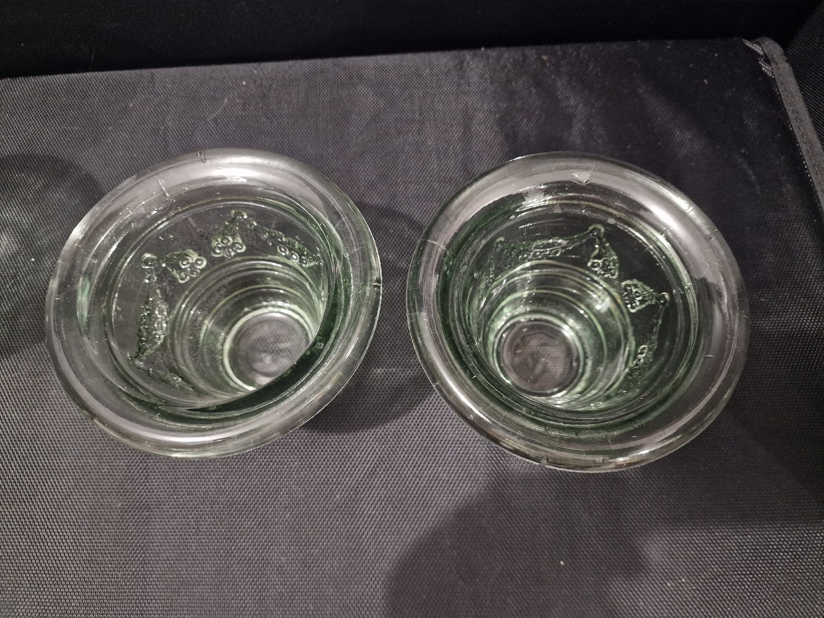 Candele: 2 Teelicht aus dicken Glass – Usato da Oberglatt ZH venduto da Alischa1 1