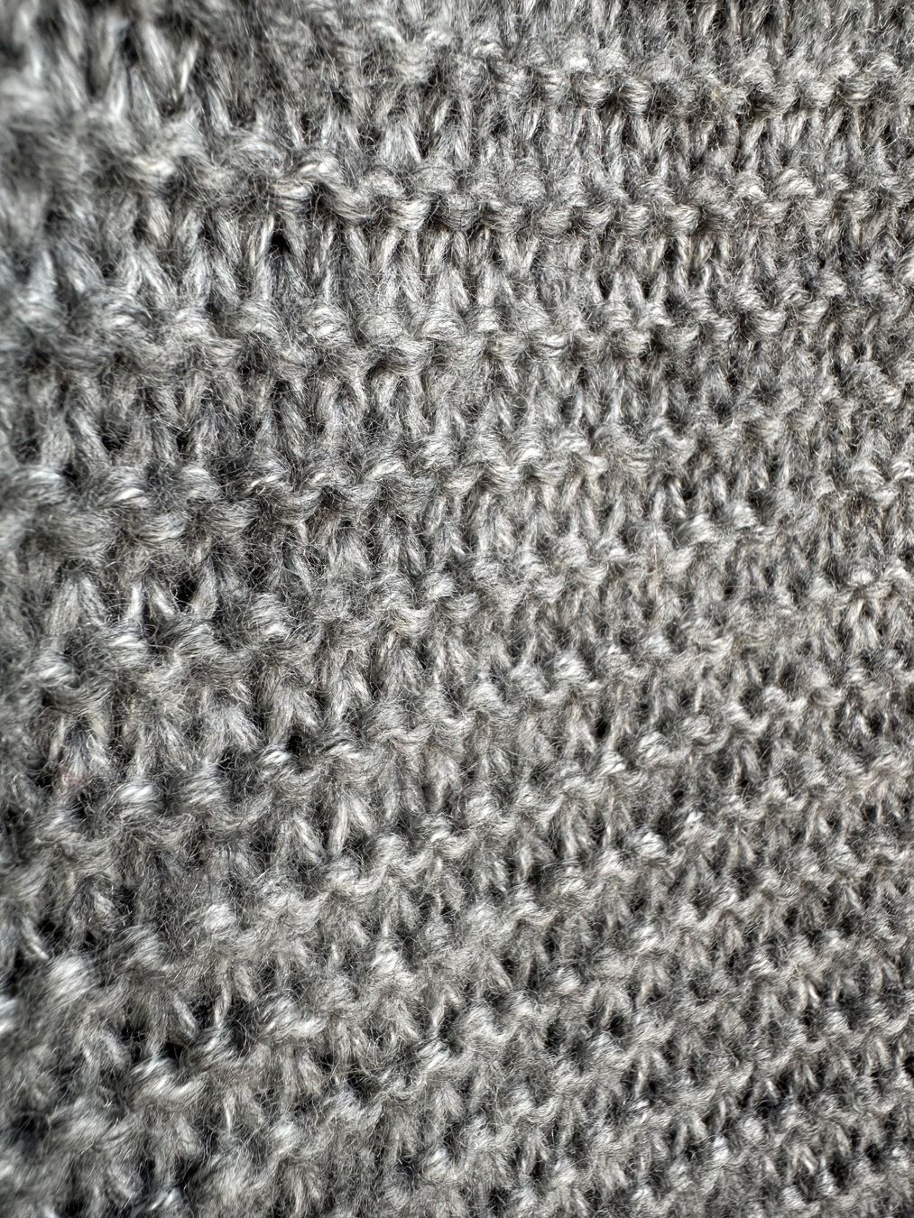 Foulard & Sciarpe: Grosser grauer Strickschal – Usato da Bern venduto da Fraeuleinhonig 7