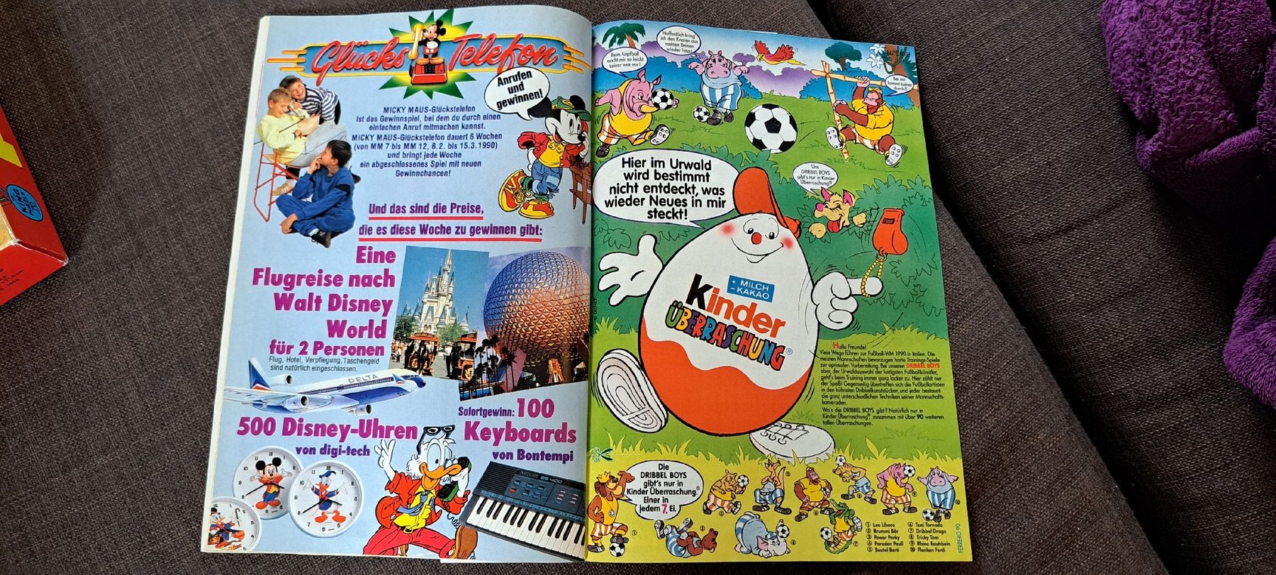 BD: Micky Maus Heft, Comic, Nr. 7, 8.2.1990, Disney – D'occasion à Kleinlützel par Breizh_kalon 7