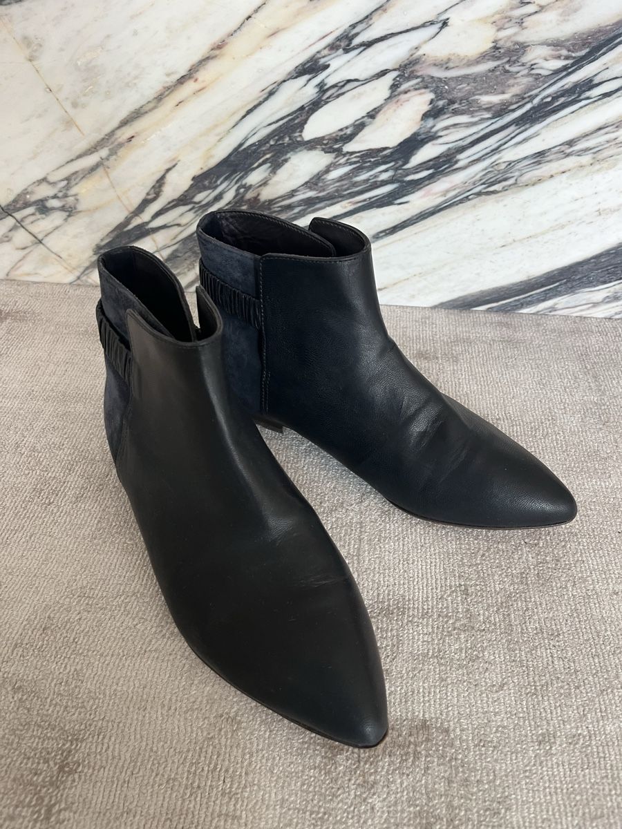 Scarpe da donna: Schwarze Leder Stiefeletten, Grösse 38 – Nuovo (secondo la descrizione) da Zürich venduto da ana.vla 1