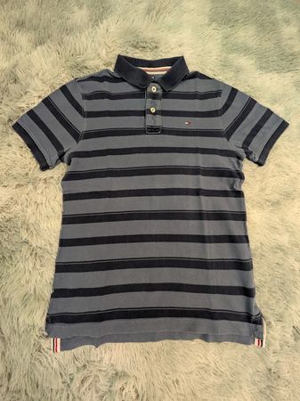 Tommy Hilfiger Denim Polo Shirt, Gr. S, Gestreift