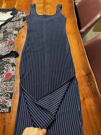 Sommer Kleid , gestreift , Grösse S/36