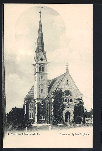 Ansichtskarten: AK Bern, Johanneskirche – Gebraucht aus Berlin von bartko-reher