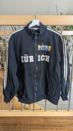 FCZ Trainingsjacke Dunkelblau Grösse M guter Zustand