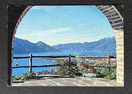 AK Locarno Veduta generale e Lago Maggiore
