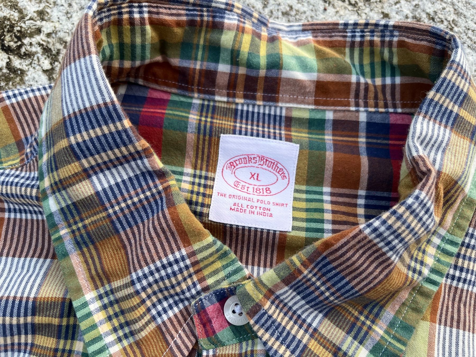 Camicie: Brooks Brothers Hemd Madras – Usato da Bottmingen venduto da Puffsack 1