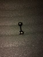augenbraun piercing,,,schwarz,,,,mit zerkonia