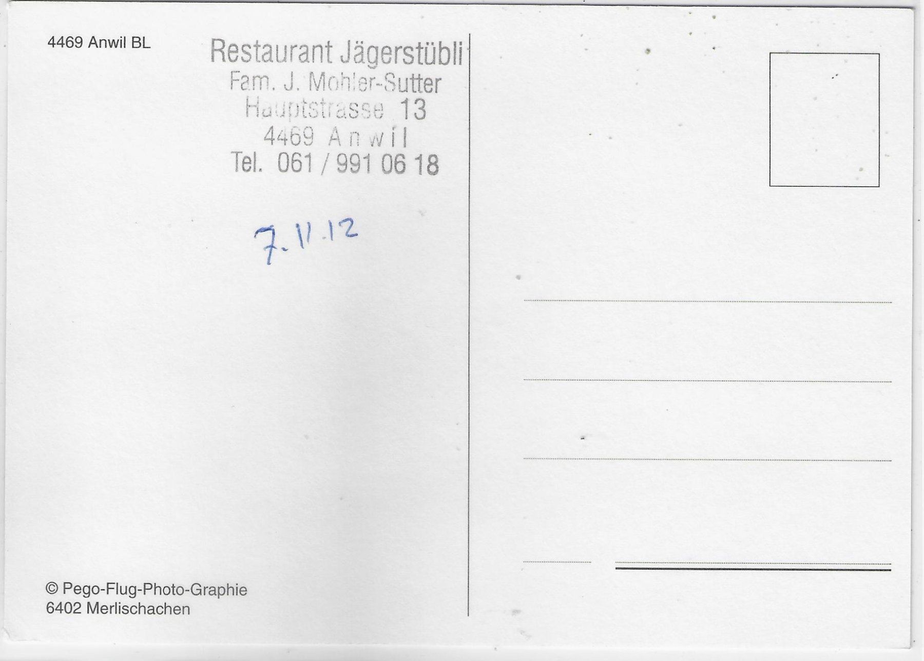 Cartoline postali: Flugaufnahme Anwil BL – Usato da Ettingen venduto da Kartenplanet 1