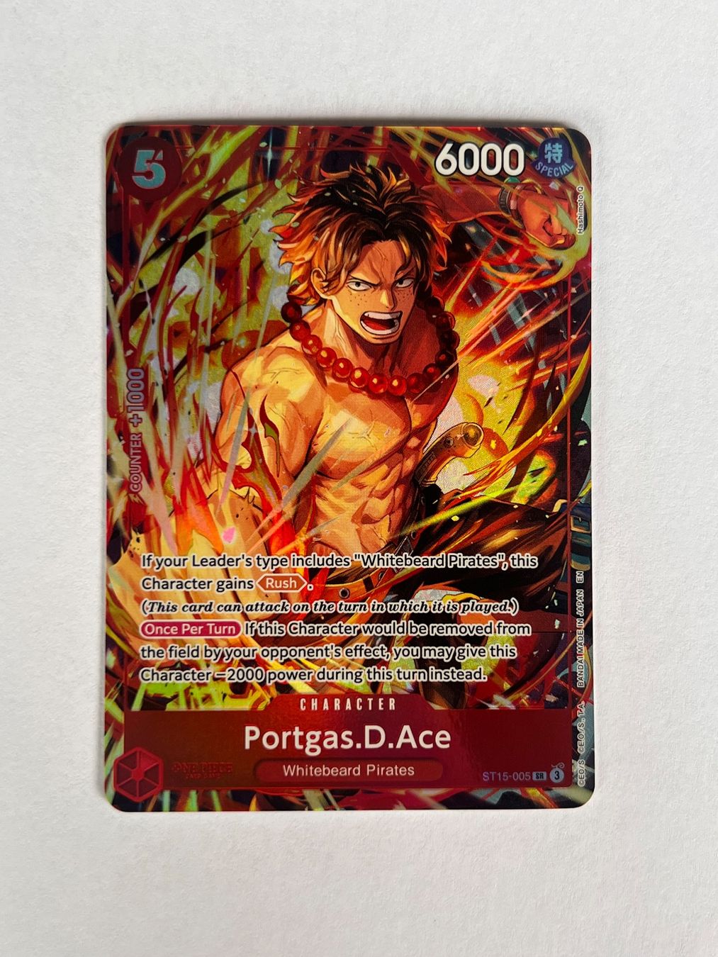 Bandai Carte collezionabili: Portgas D Ace - ST15-005 – Usato da Ilanz venduto da caui