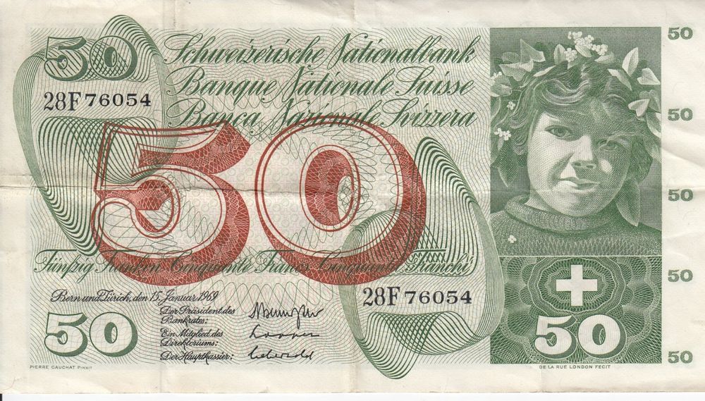 Banknote Schweiz 1969 Kaufen auf Ricardo
