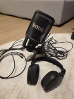 RØDE Nt-Usb + RØDE NTH-100, fast nie gebraucht