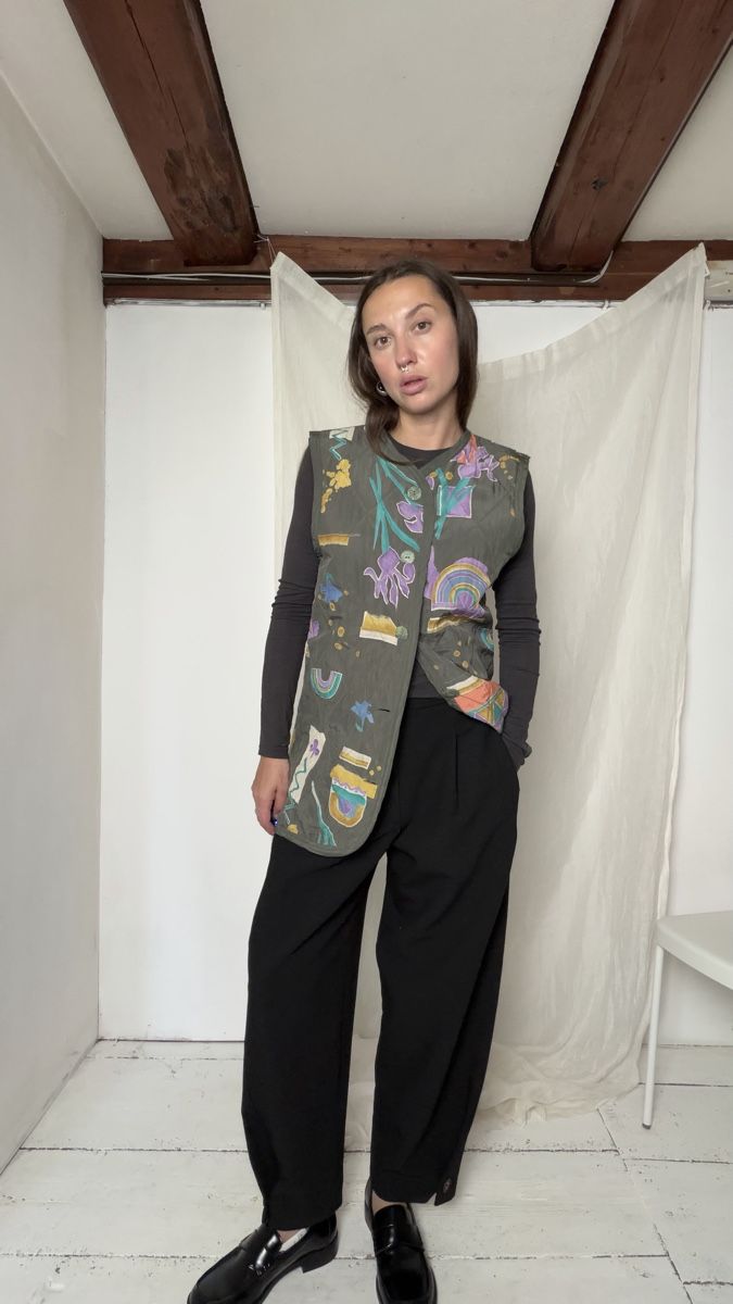 Gilets & Westen: 80s 90s vintage patchwork vest – Gebraucht aus Knonau von Grapesvintage 6