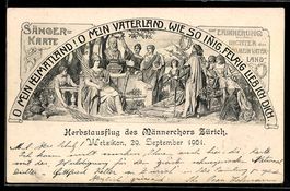 Litho Wetzikon, Herbstausflug des Männe