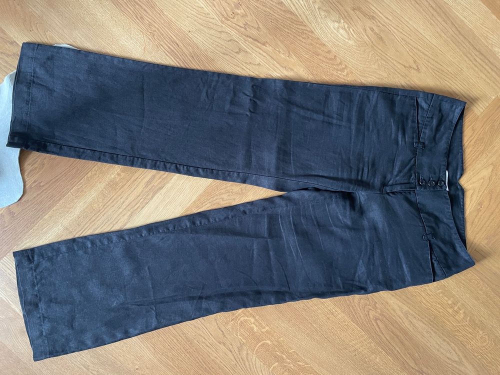 leinenhose marlene stil weiß