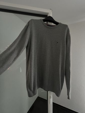 Pullover Tommy Hilfiger grau Baumwolle Grösse M neu