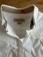 Burberry White Cotton Shirt for children, Size 4Y/104cm