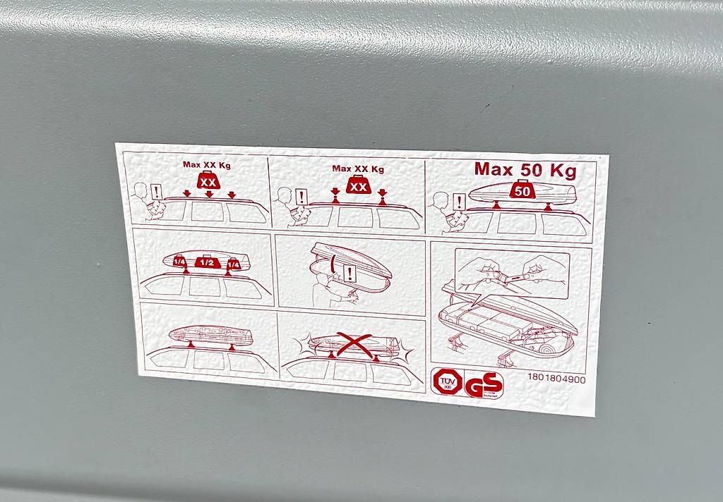 Box da tetto: Coffre de toit Thule Ocean 200 – Usato da Crassier venduto da sluetkek 4
