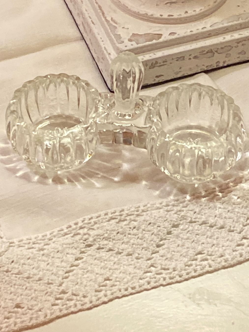 Set di piatti: KRISTALLGLAS -VINTAGE – Nuovo (secondo la descrizione) da Meienried venduto da ManuelaBoutique 1