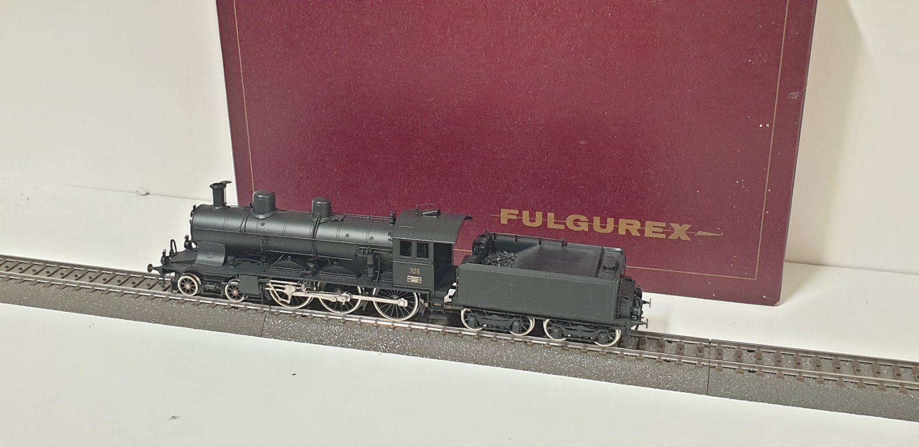 Fulgurex Modellini di ferrovie: Fulgurex SBB A3/5 705  Gotthard  Dampflok  H0/DC – Nuovo (secondo la descrizione) da Neuenhof venduto da ludovicco