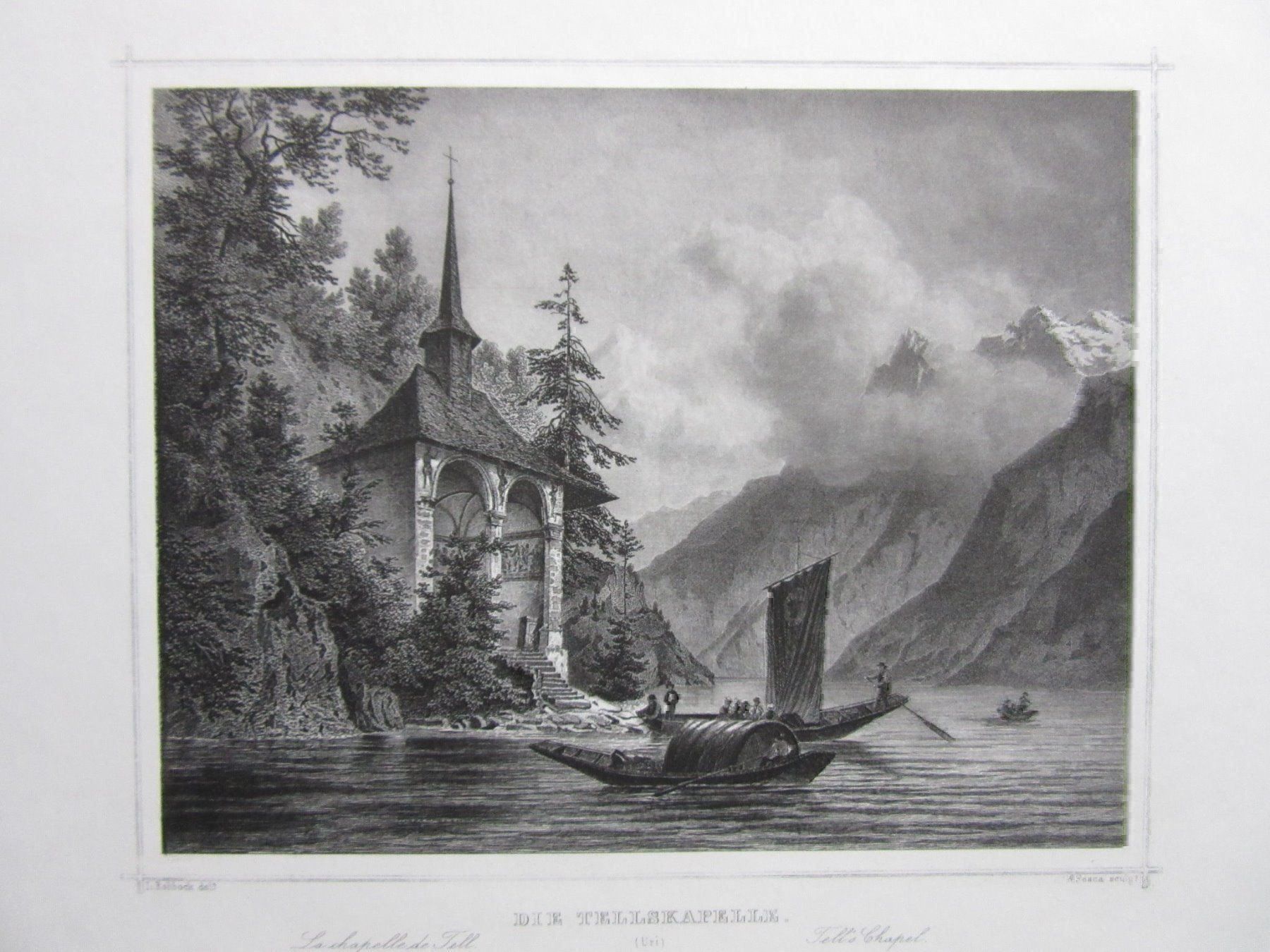 Stiche: TELLSKAPELLE STAHLSTICH – Gebraucht aus Gersau von grafik-kunst 1