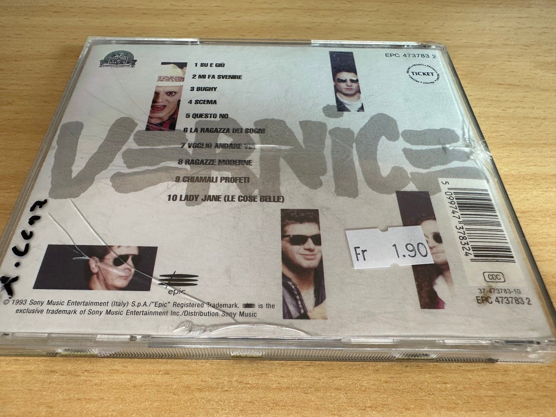 CDs: Vernice – Vernice – Gebraucht aus Rikon im Tösstal von Alpenmutz 1