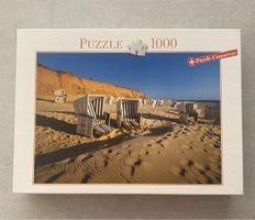Blatz Puzzle 1000 Teile Strand Körbe Idylle Sommer