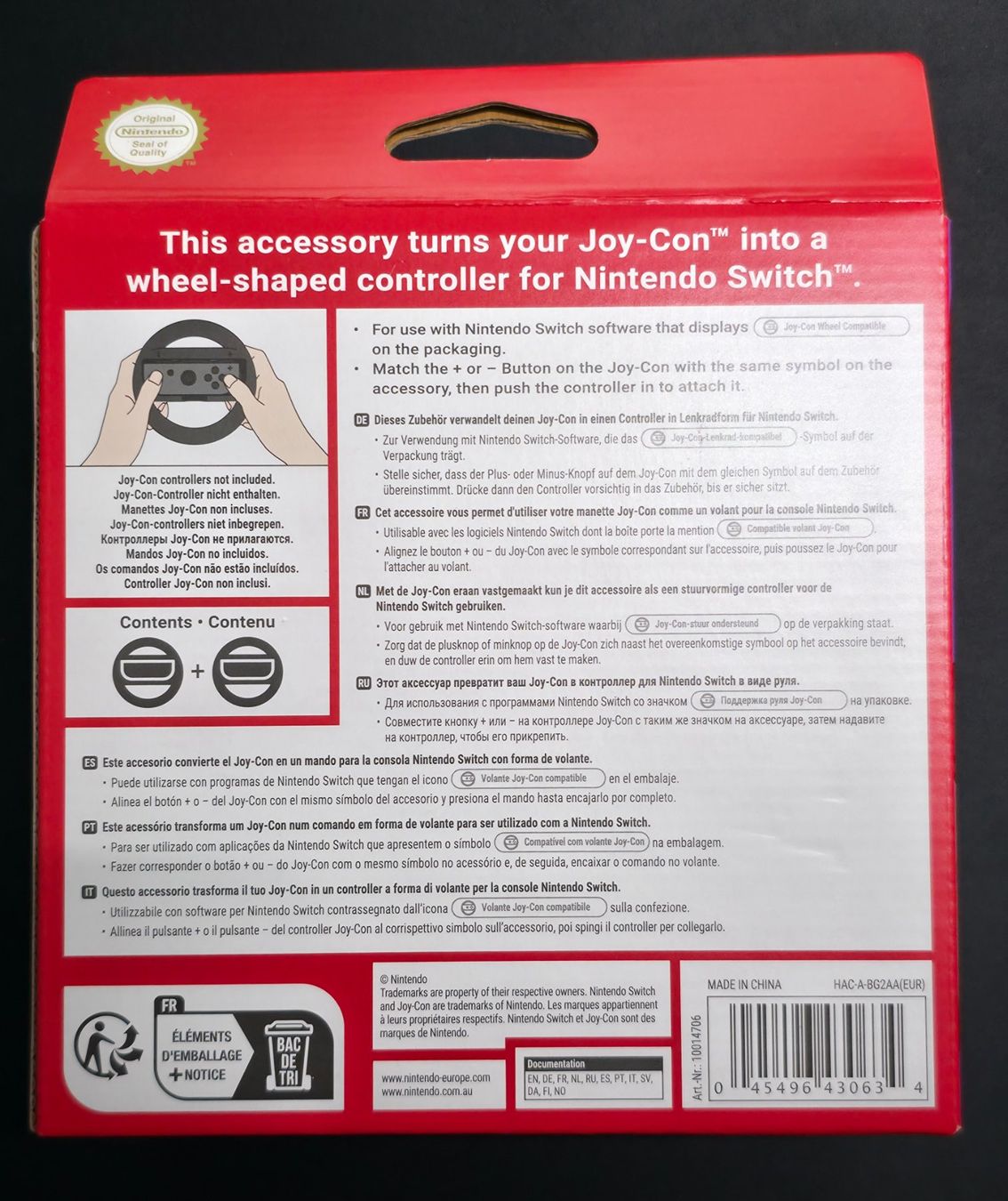 Nintendo Controller: NINTENDO | Switch | Joy-Con Wheel Pair | New – Neu und originalverpackt aus Sion von bitfenix 2