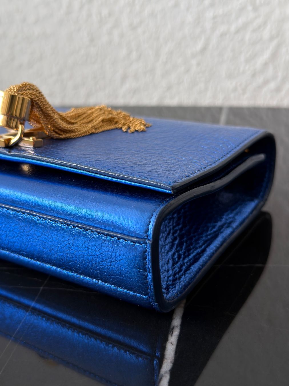 Saint Laurent Borse da donna: Authentique Sac SAINT LAURENT Pompom Kate avec dustbag – Nuovo (secondo la descrizione) da Carouge GE venduto da loveluxury 5