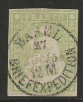 Strubel Nr. 26C, vollrandig, Vollstempel