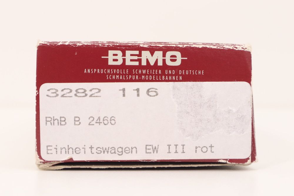 Bemo 3282 116 RhB Einheitswagen B 2466 H0m | Acheter Sur Ricardo