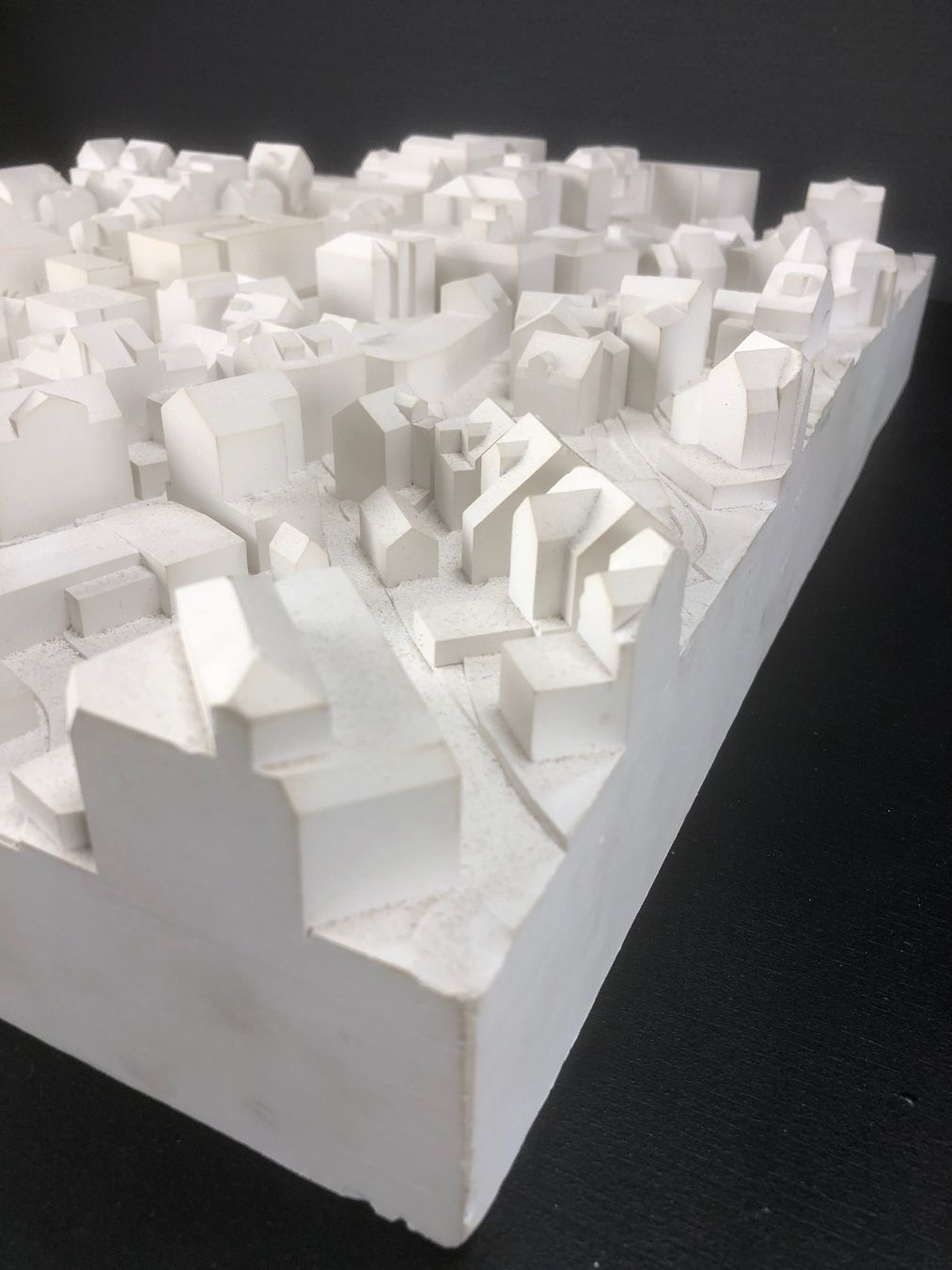 Kit di modellismo & Modellini statici: Einsiedeln, Hauptstrasse Architekturmodell, Gips – Usato da Laufenburg venduto da industrial-silence 3