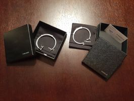 2 Bracelets Phebus Acier Inoxydable Tressé - Neufs !