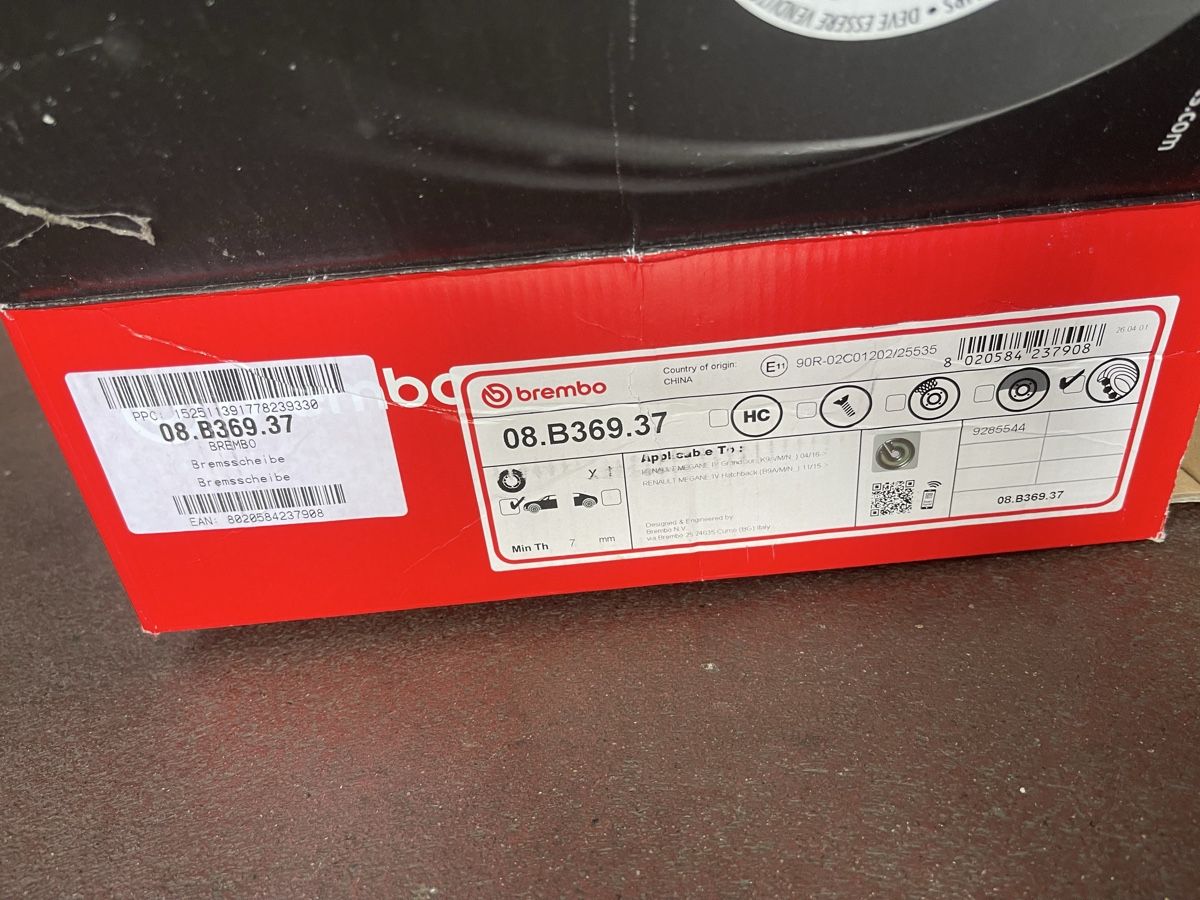 Tutti pezzi di ricambio auto: Brembo Bremsscheiben – Usato da Spiez venduto da bertula 3